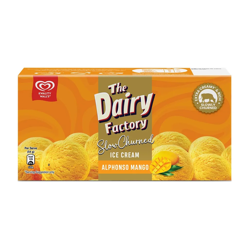 Kwality Wall's The Dairy Factory Mango Ice Cream
