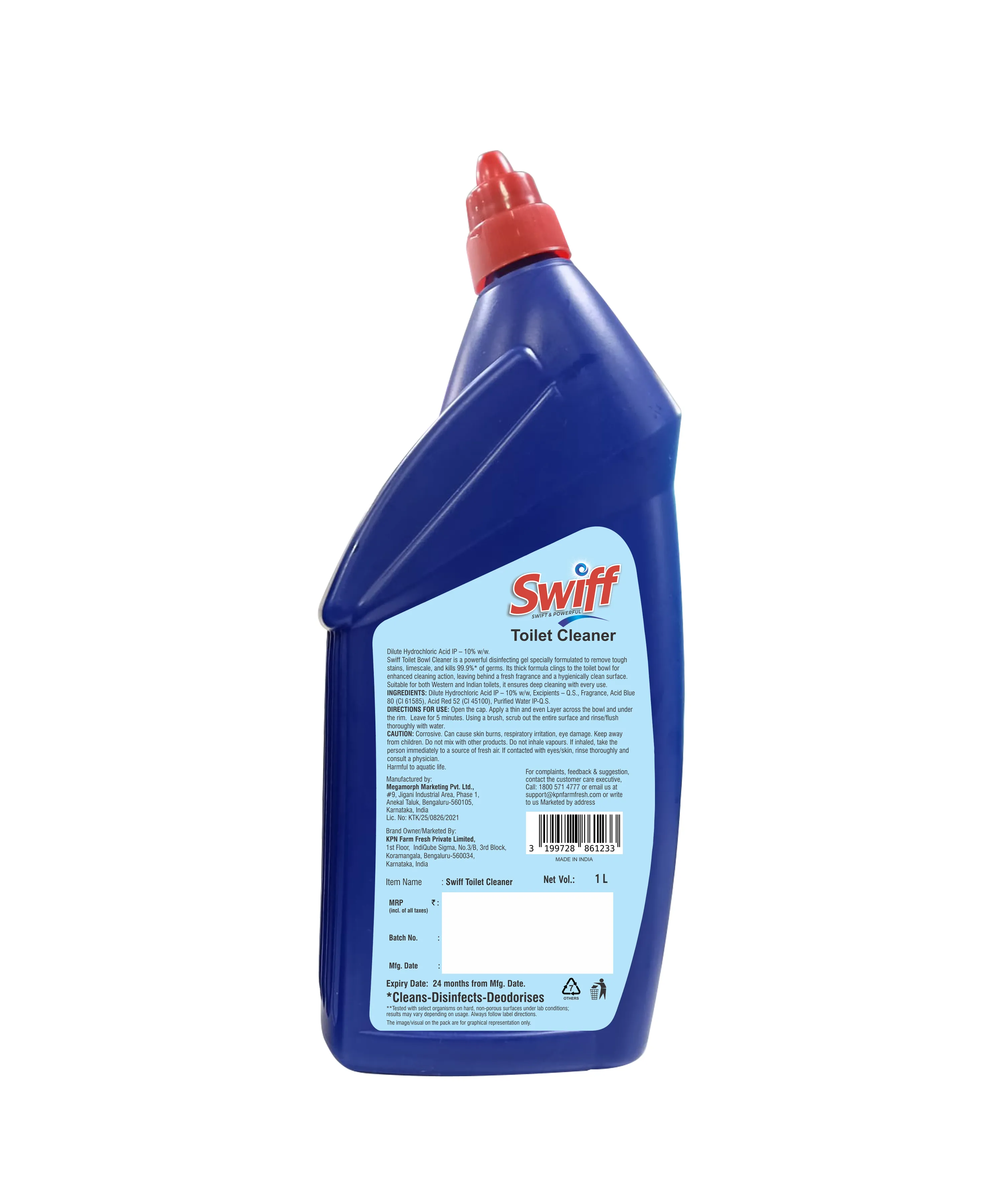Swiff Disinfectant Toilet Cleaner Bottle 1