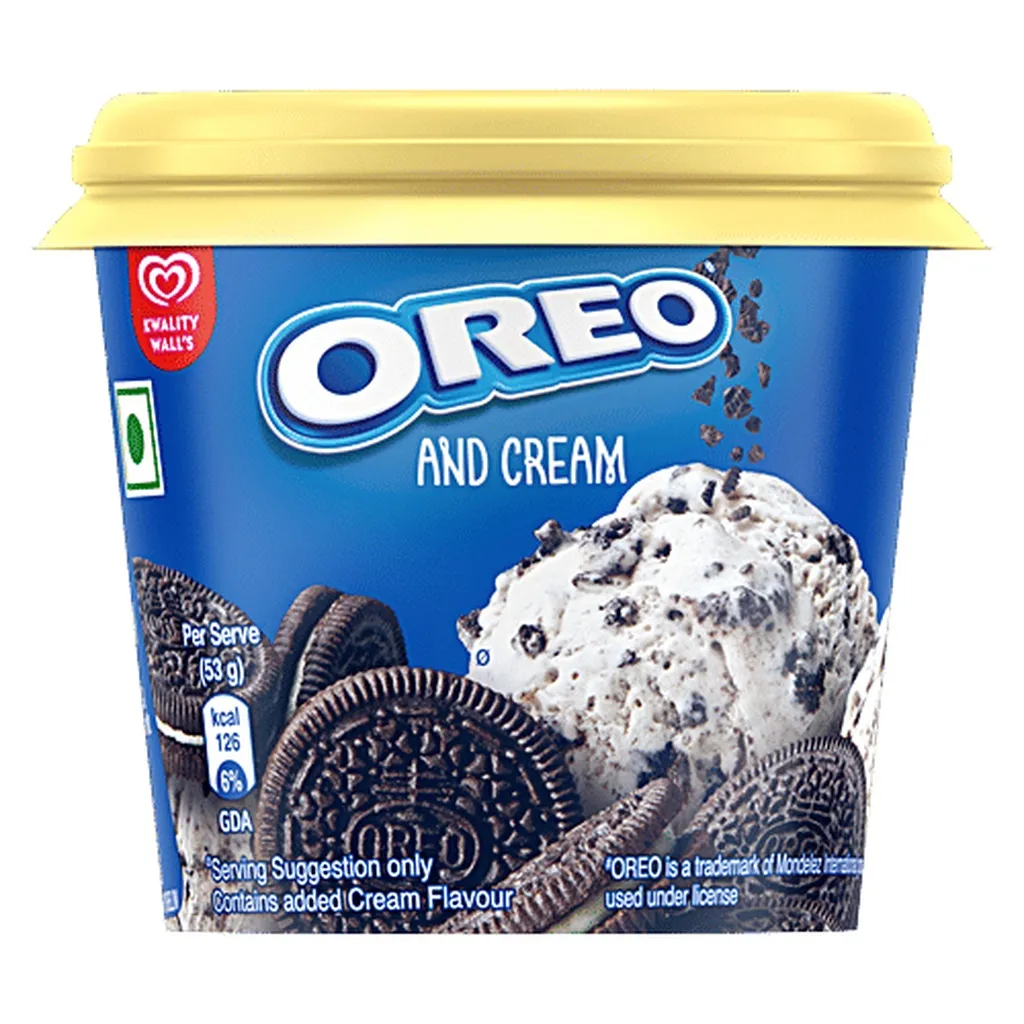 Kwality Wall's Oreo & Cream Frozen Dessert Ice Cream