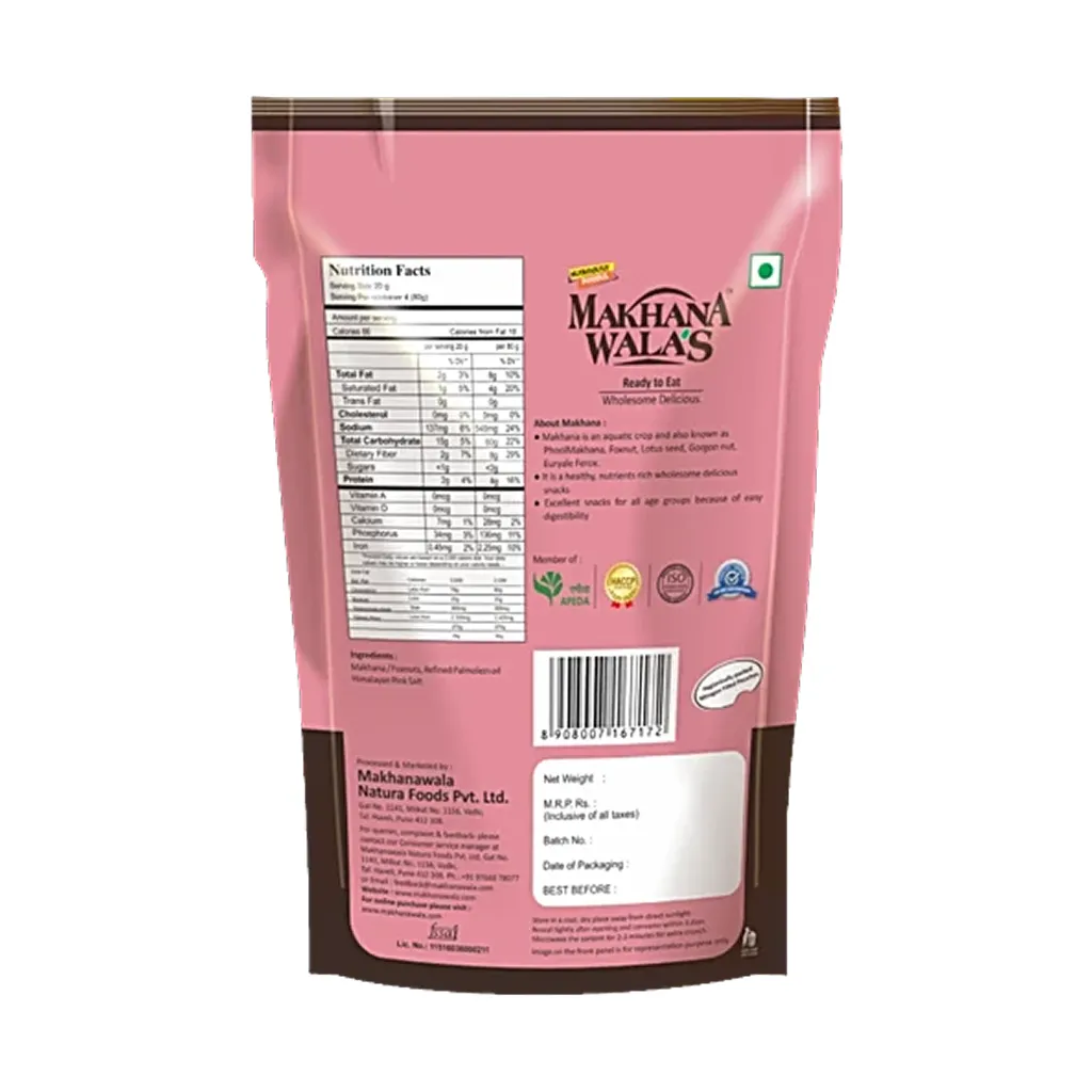 Makhanawala's Roasted Himalayan Pink Salt Makhana 1