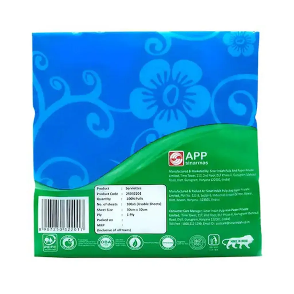 Paseo Smart Serviettes Napkin 100 Sheets 1