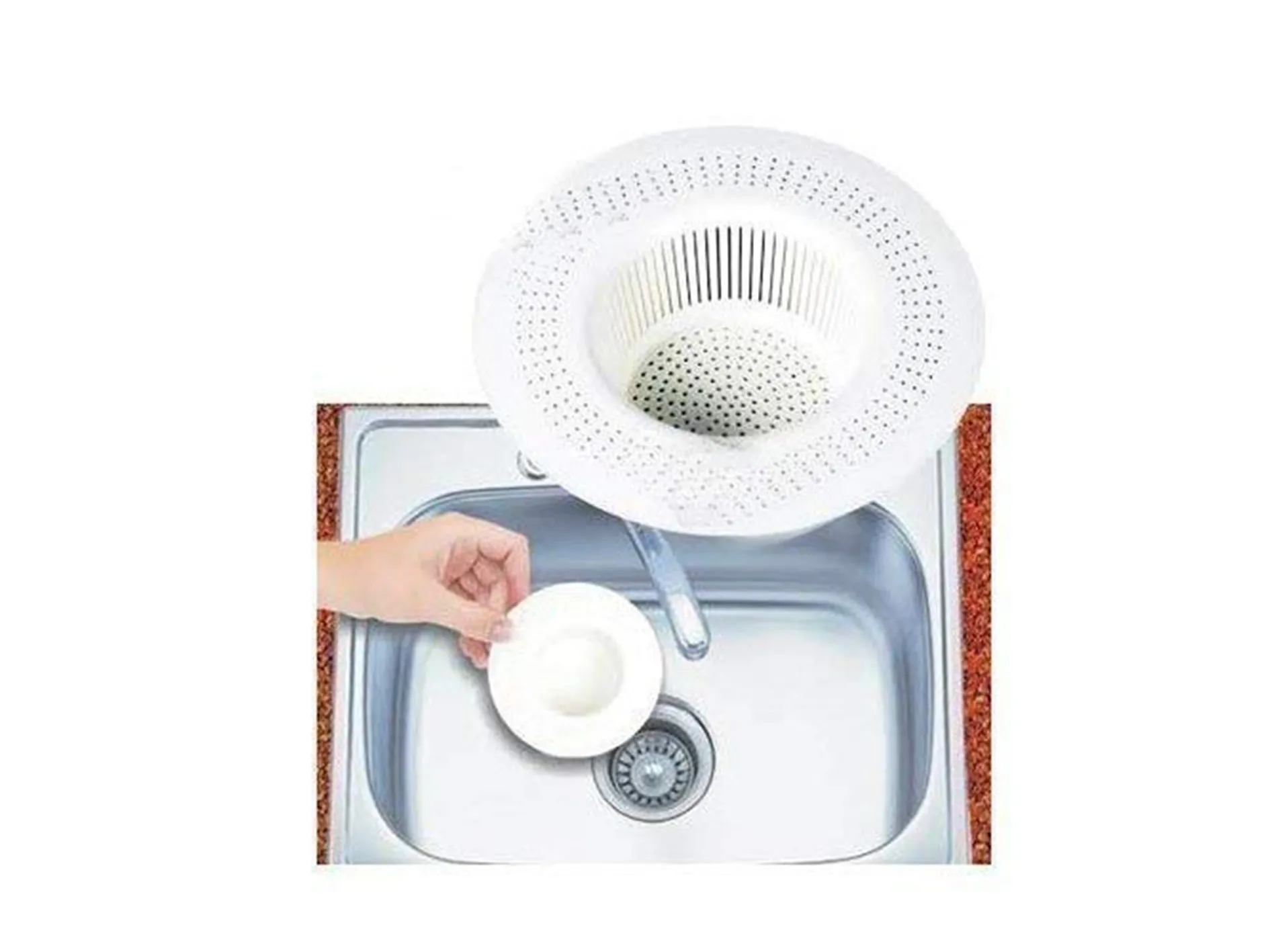 SH Plastic Sink Strainer - Assorted 3