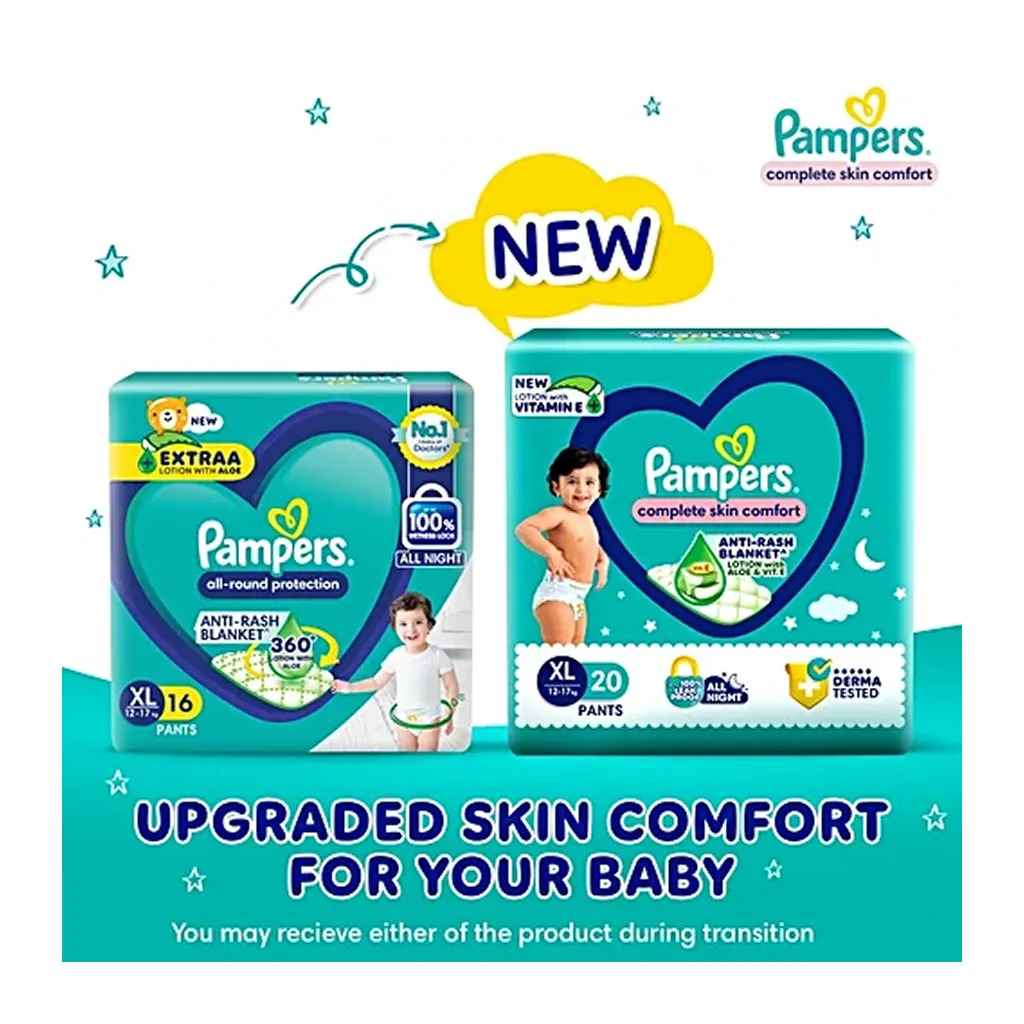 Pampers All-Round Protection Diapers Pants XL 20 Pants 2