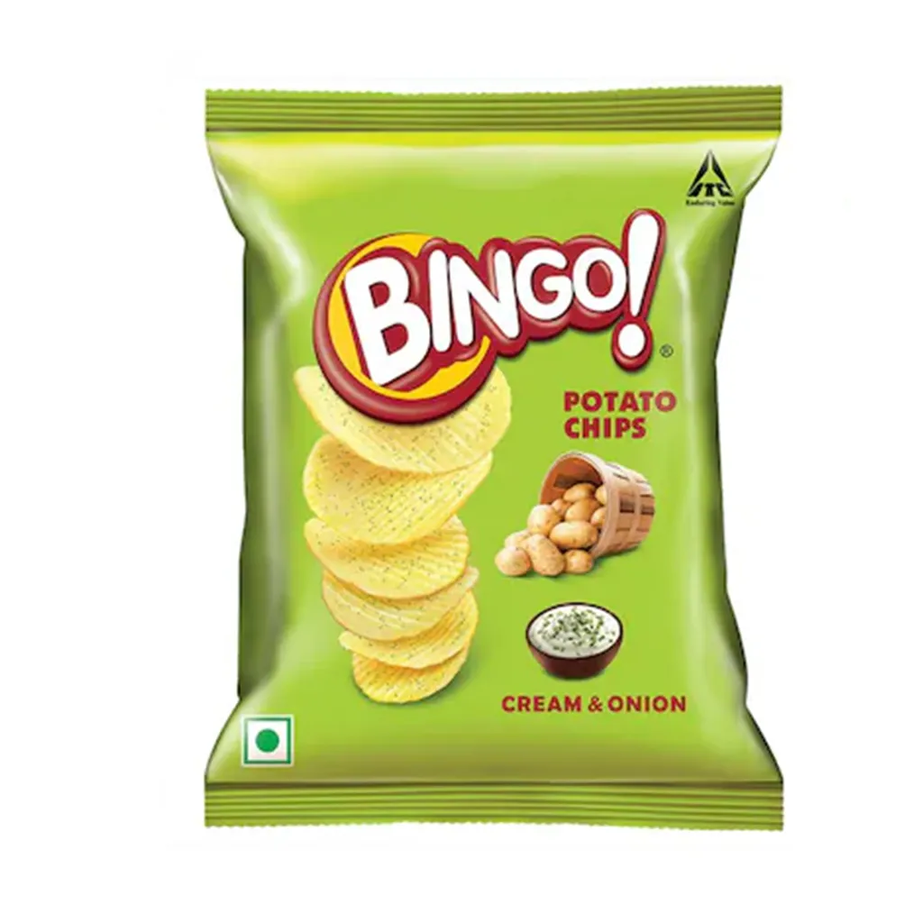 Bingo Cream & Onion Potato Chips