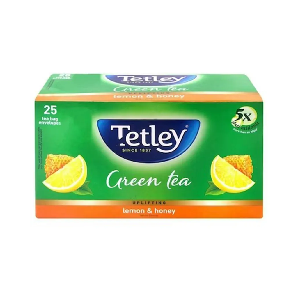 Tetley Lemon & Honey Green Tea Bags