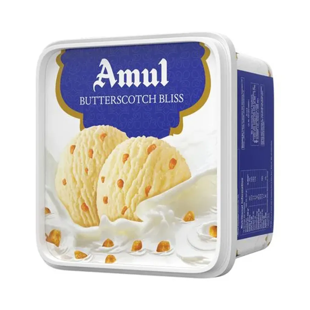 Amul Butterscotch Bliss Ice Cream Tub