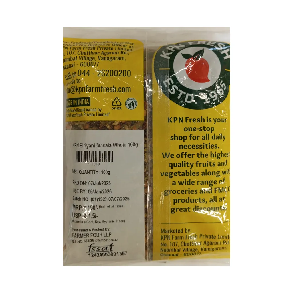 KPN Biriyani Masala Whole 1