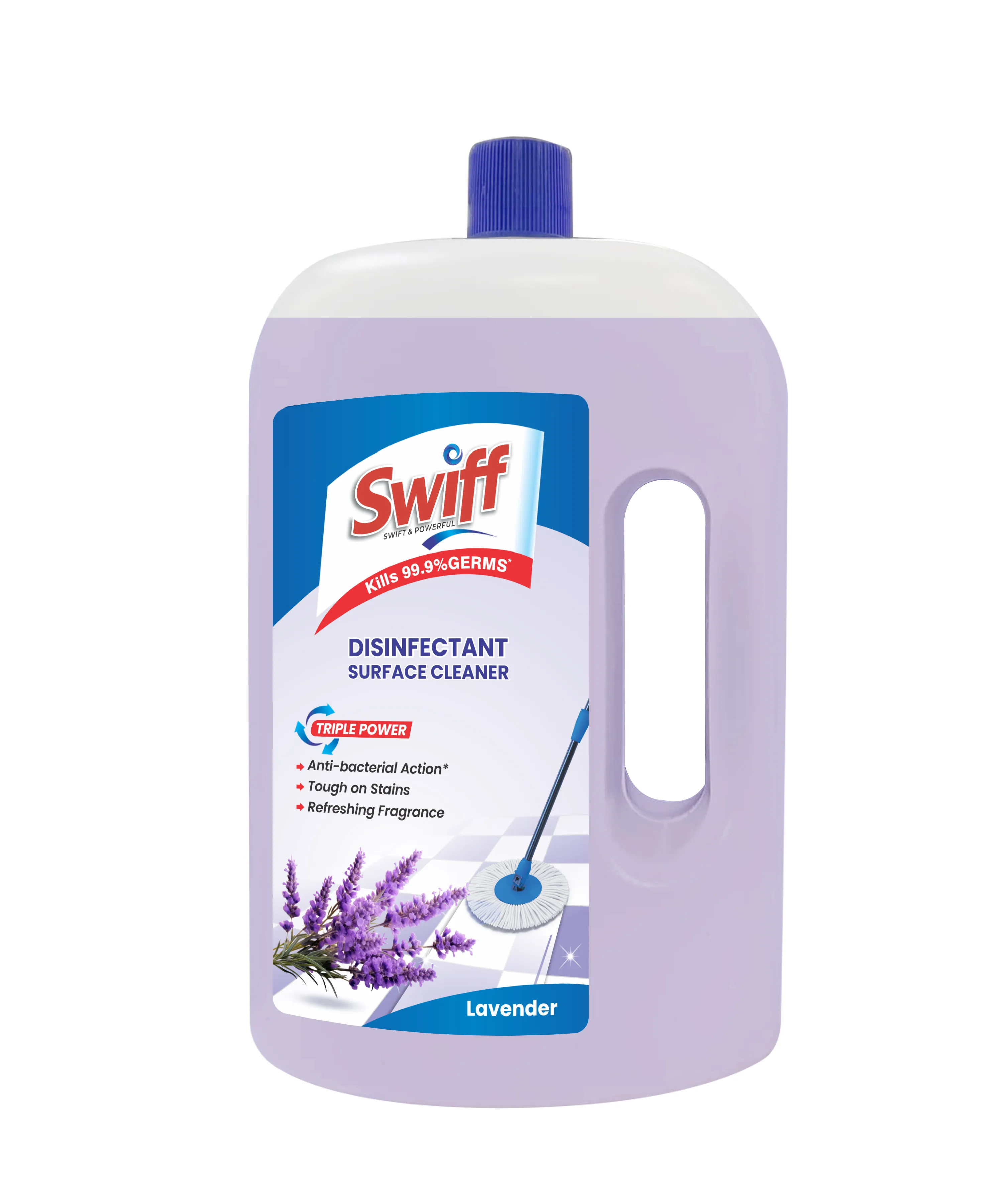 Swiff Lavender Disinfectant Floor Cleaner Bottle