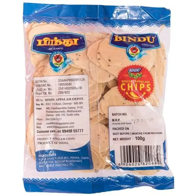 Bindu Appalam Masala Chips 1