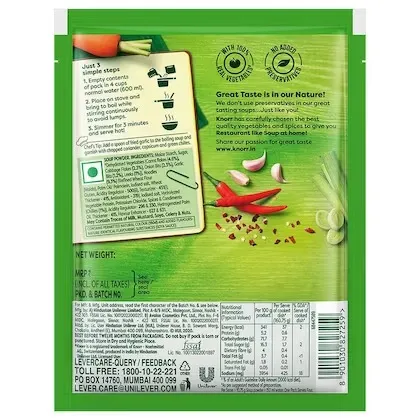Knorr Hot & Sour Veg Soup 1