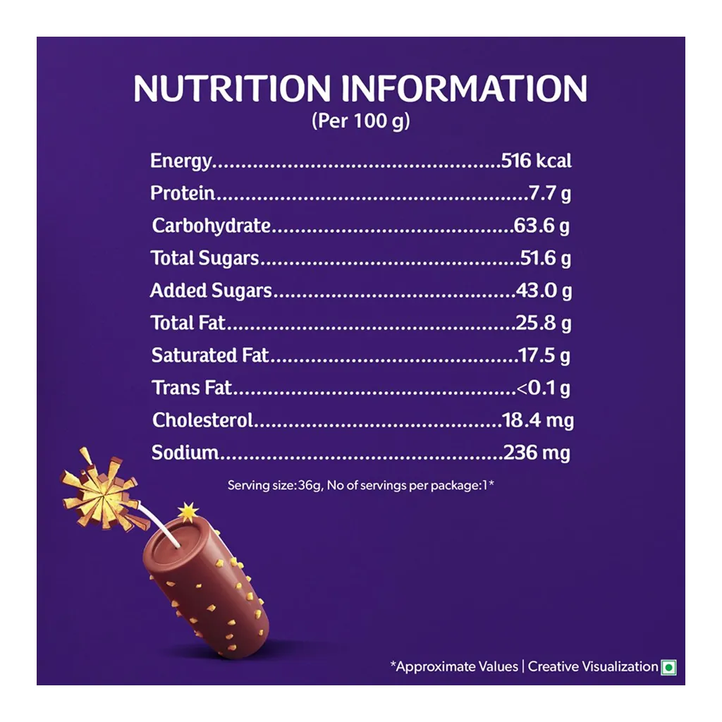 Cadbury Dairy Milk Crackle Chocolate Bar 3