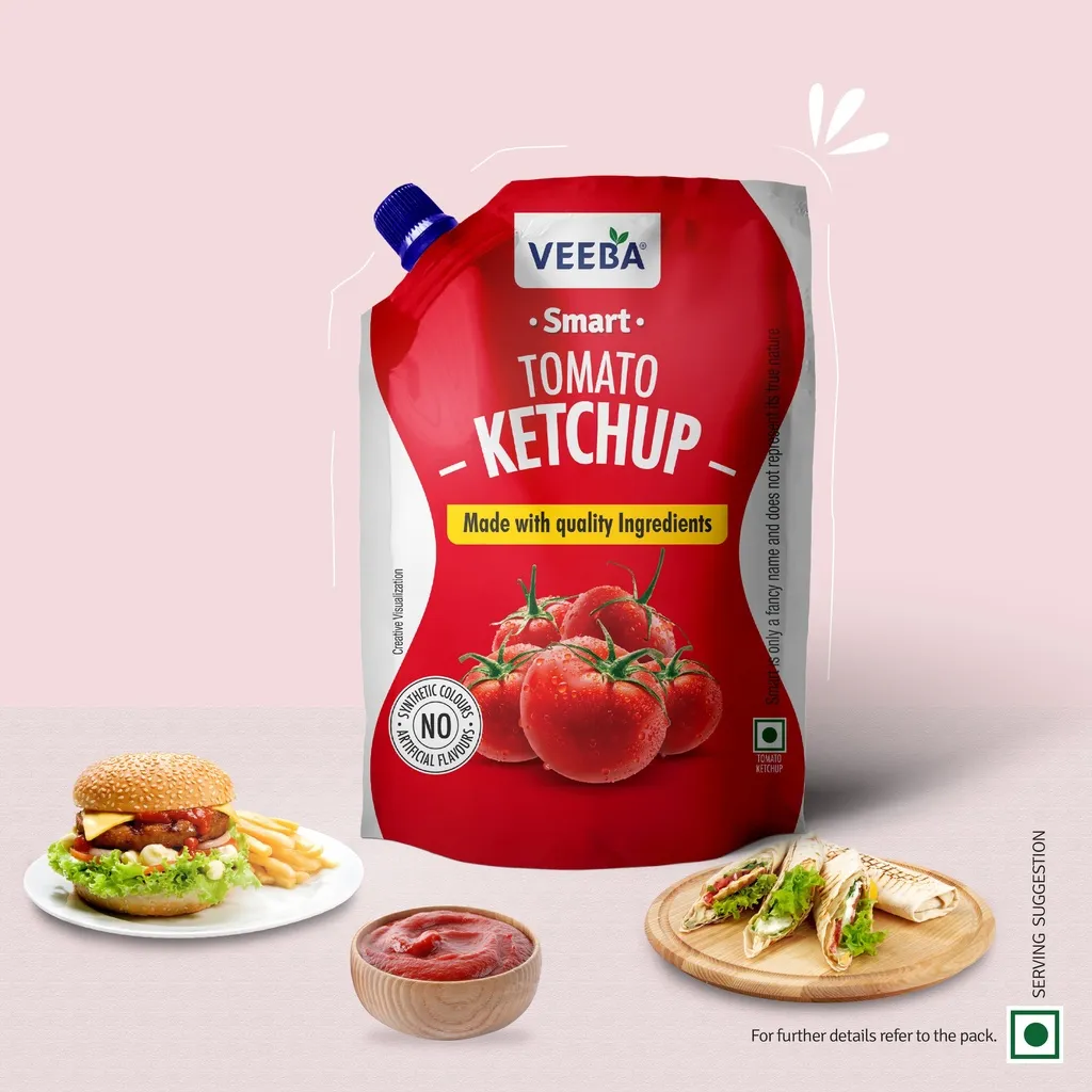Veeba Smart Classic Tomato Ketchup 3