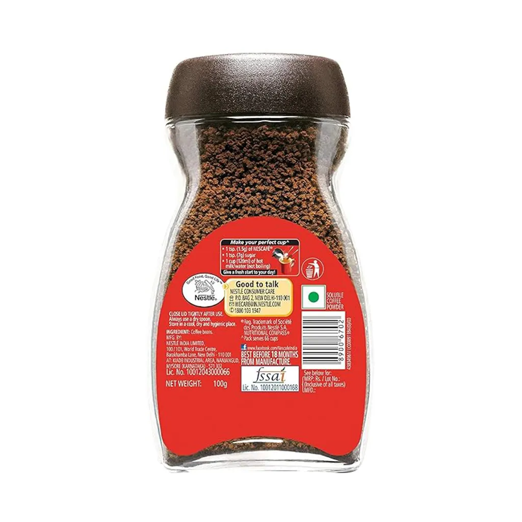 Nescafe Classic Coffee Powder Jar 1
