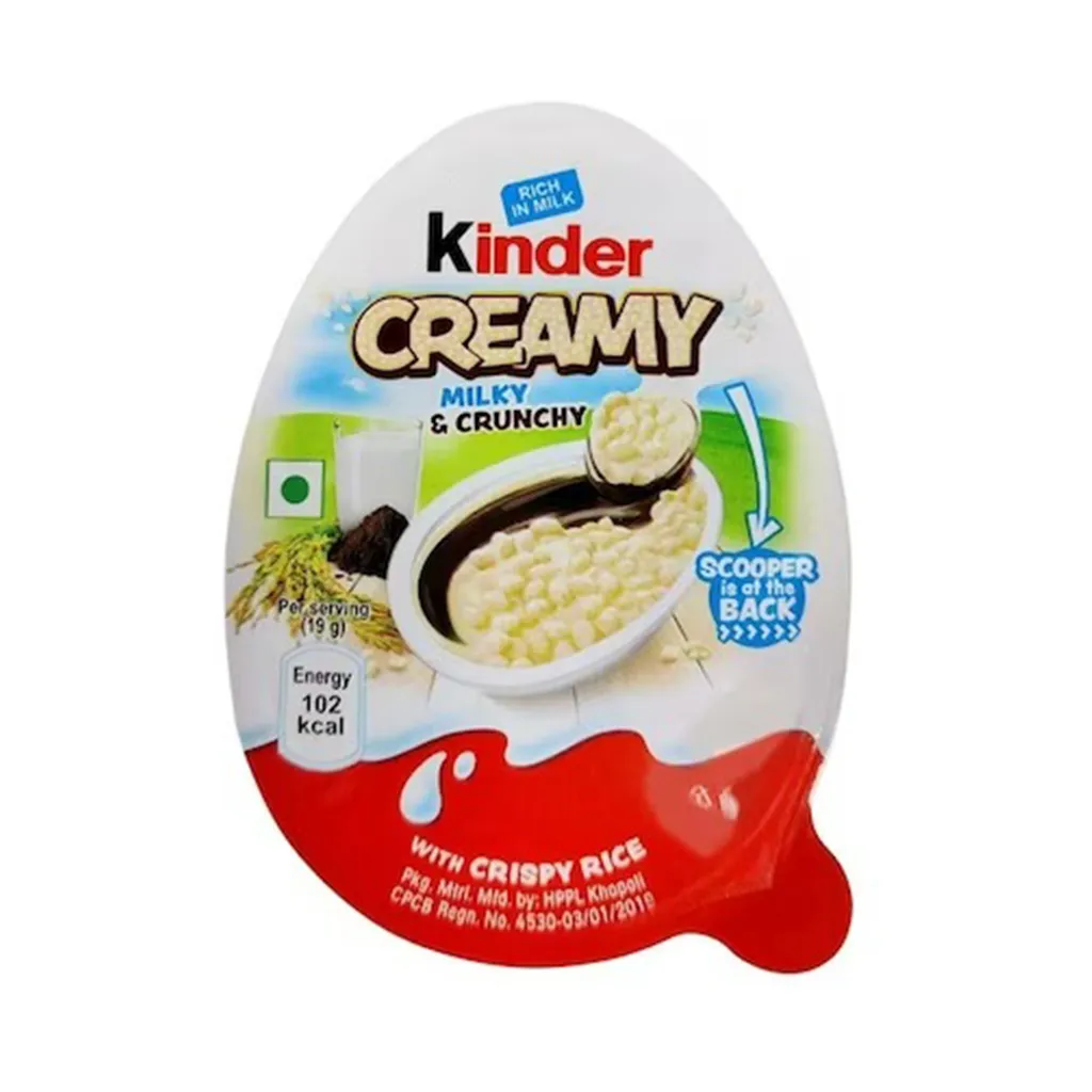Kinder Joy Creamy Milky And Crunchy