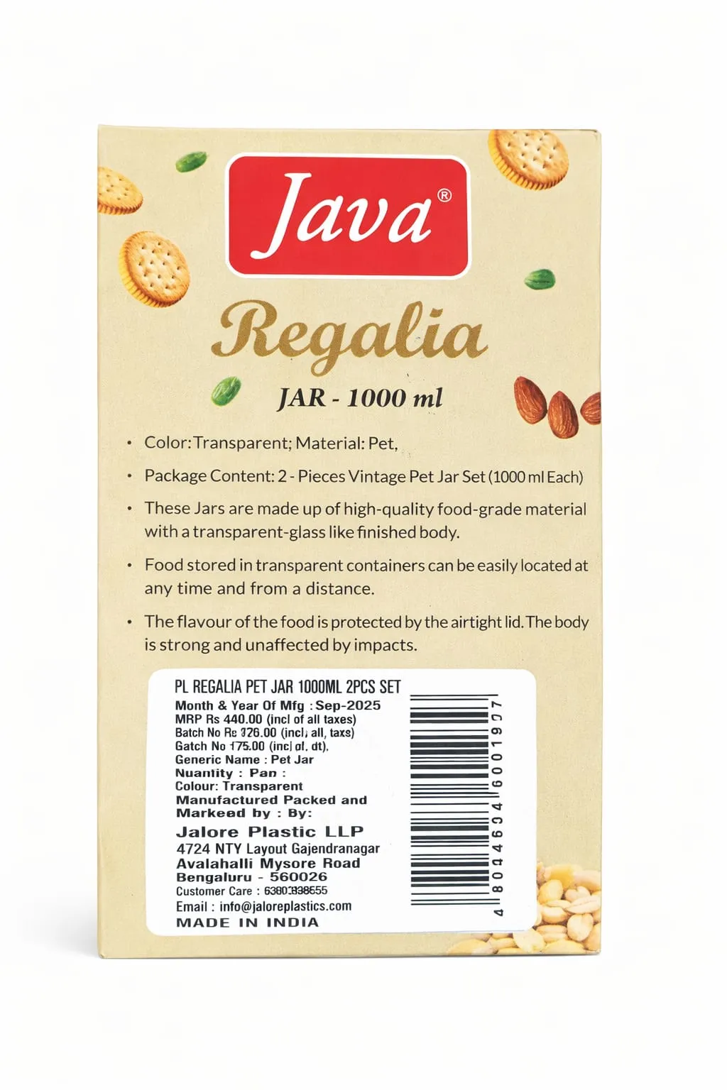 Regalia Plastic Containers (Set of 2) 2
