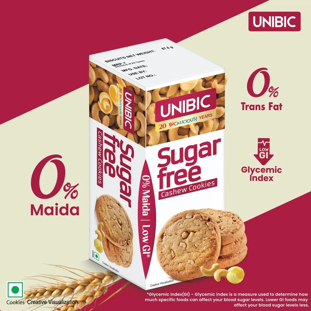 Unibic Sugar-Free Cashew Cookies 2