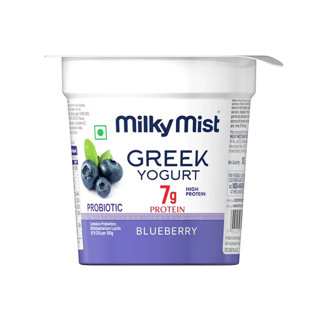 Milky Mist Greek Yoghurt Blueberry