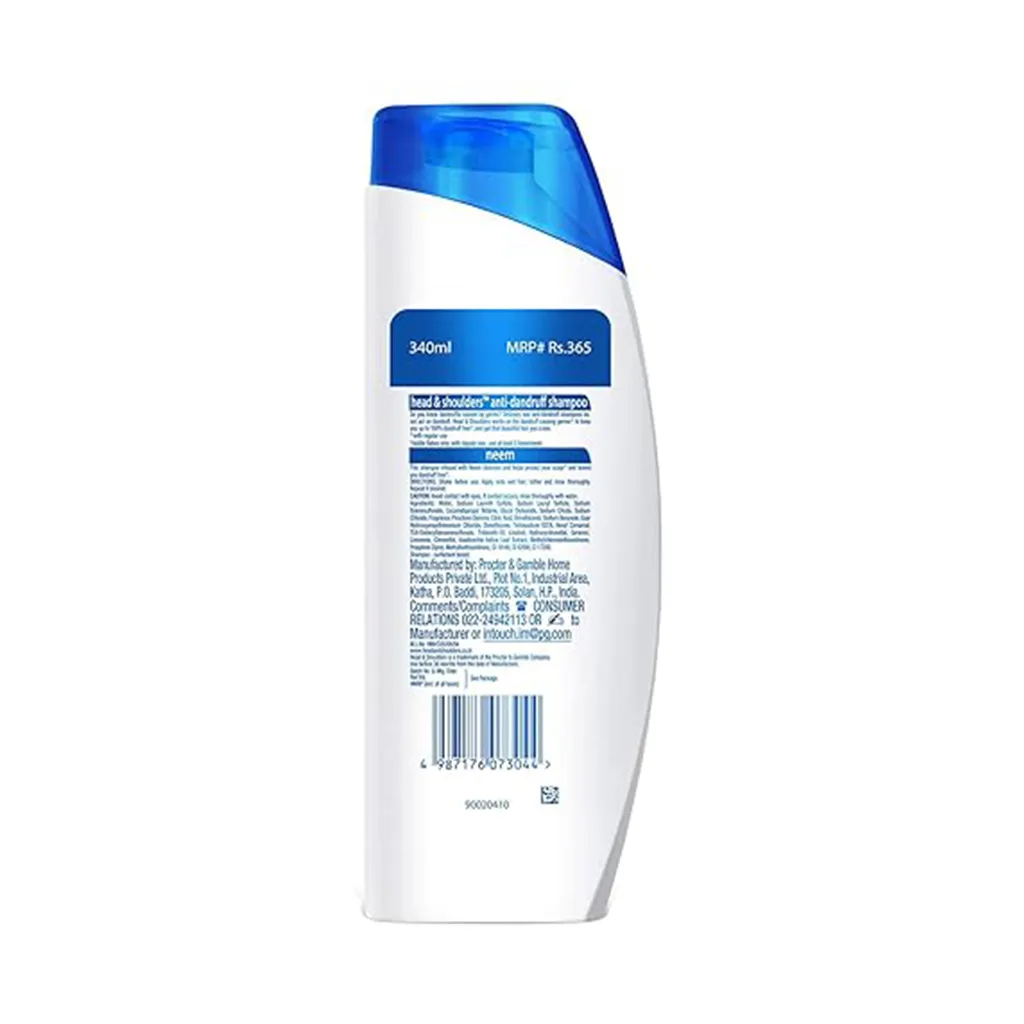 Head & Shoulders Anti-Dandruff Neem Shampoo- 340ml 1