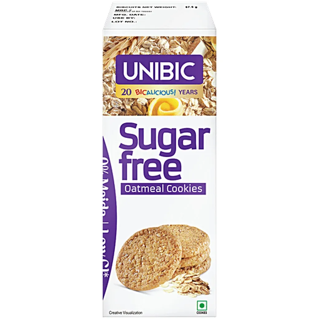 Unibic Sugar-Free Oatmeal Cookies