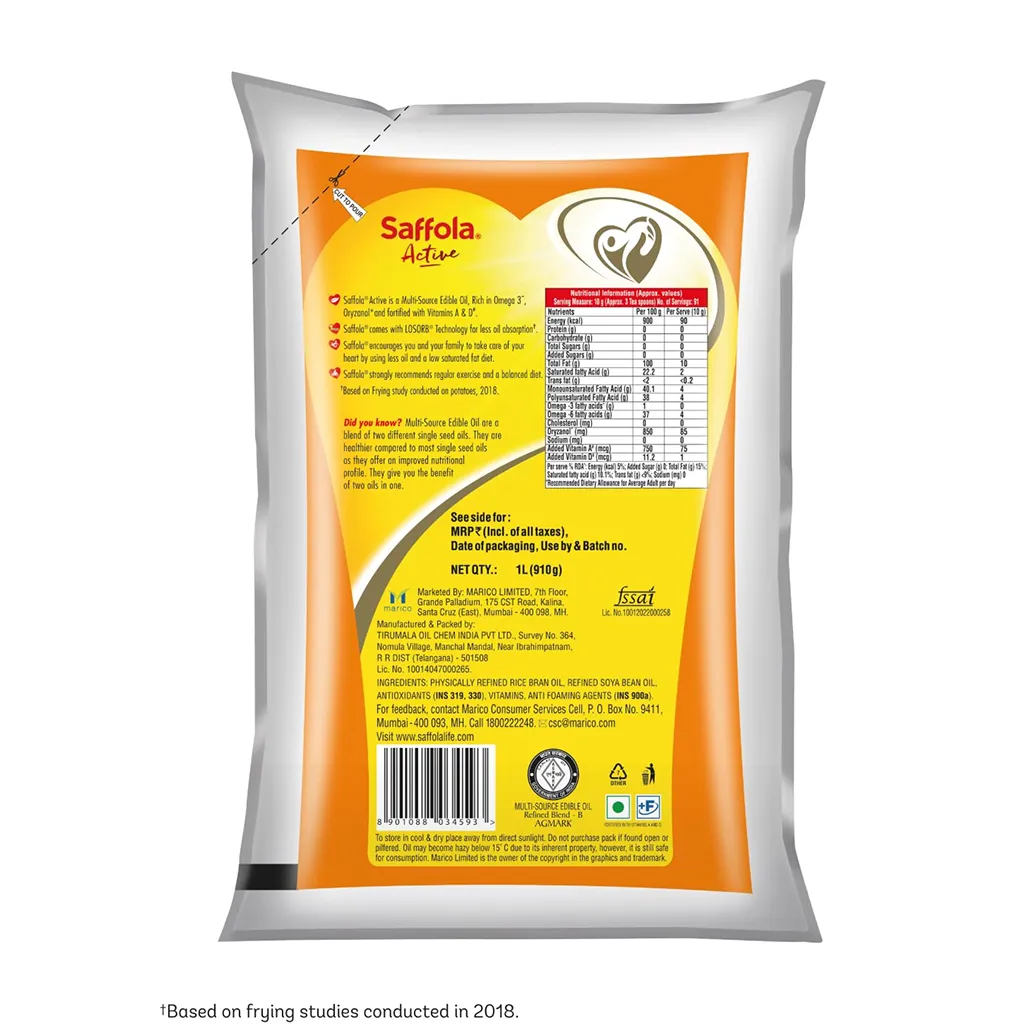 Saffola Active Oil  1