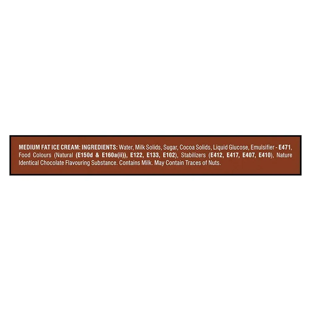 Kwality Wall's The Dairy Factory Slow Churned Chocolate Ice Cream 4