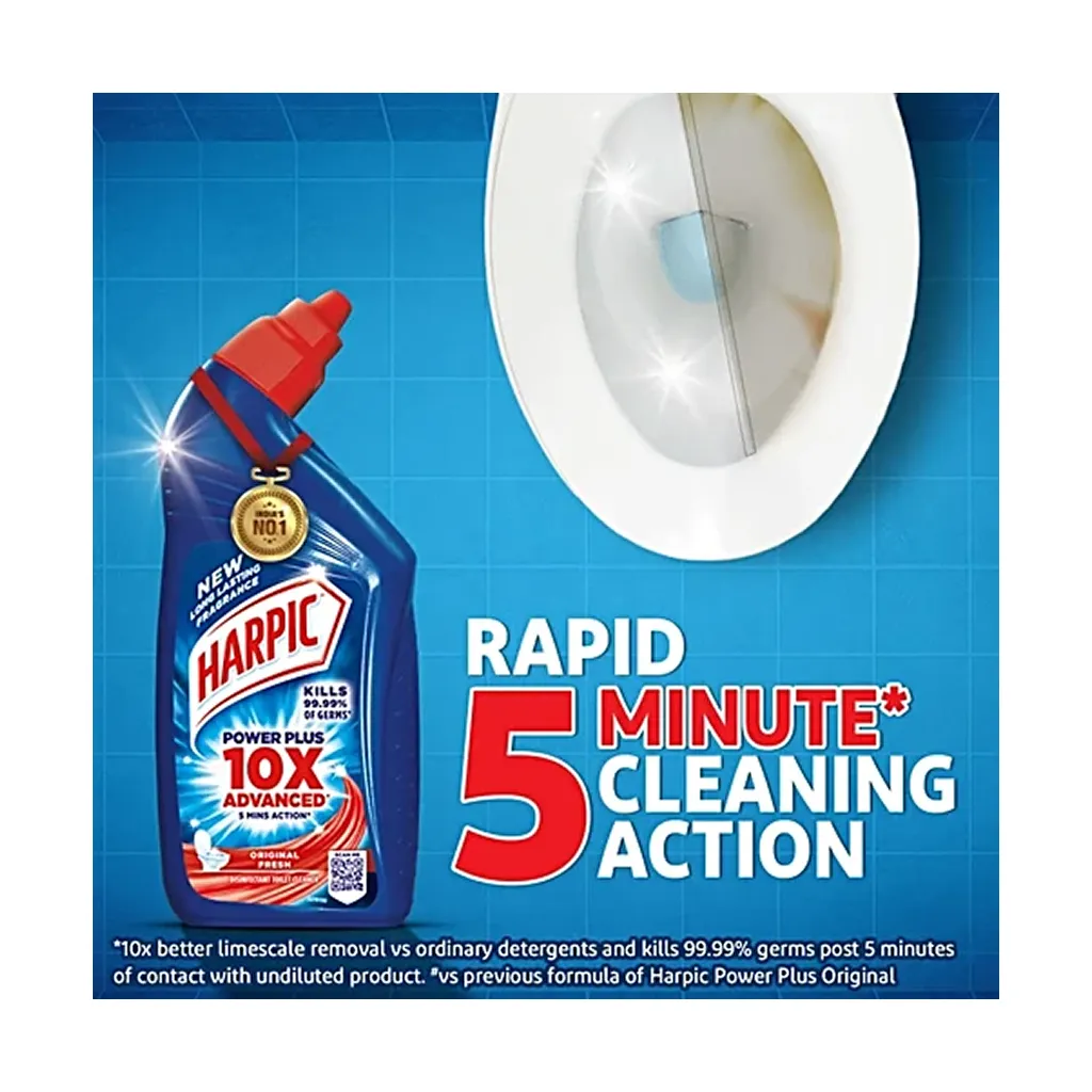 Harpic Powerplus Original Toilet Cleaner 4
