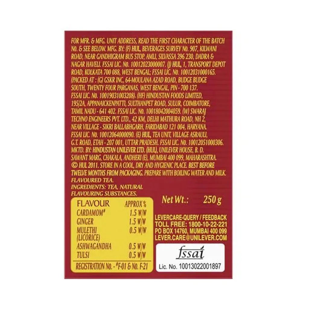Brooke Bond 3 Roses Natural Care Tea 1