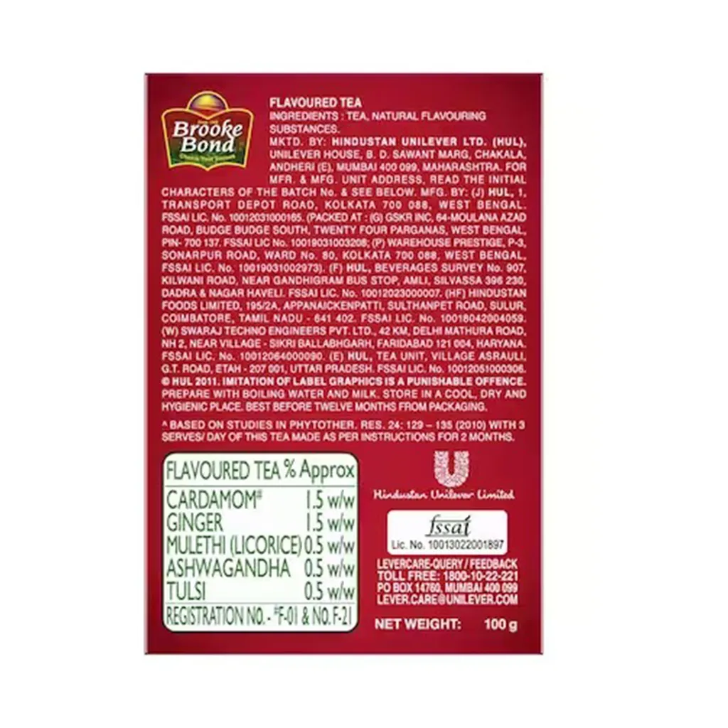 Brooke Bond Red Label Natural Care Tea 1