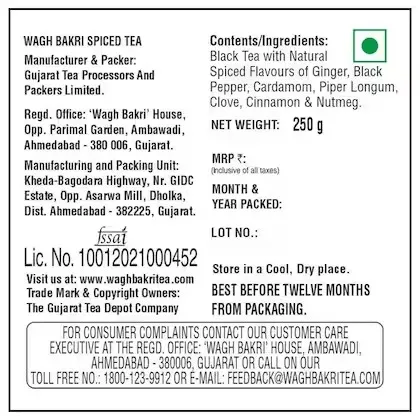 Wagh Bakri Spiced Tea 6