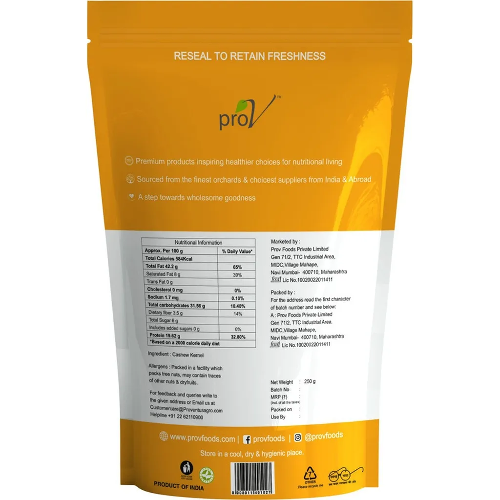 ProV Select Whole Natural Cashews 1