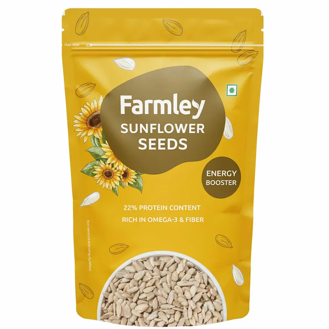 Farmley Premium Sunflower Seeds Standee Pouch 200g