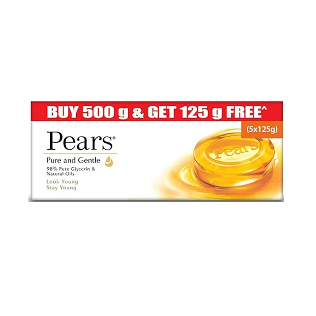 Pears Pure & Gentle Soap (Pack of 4)
