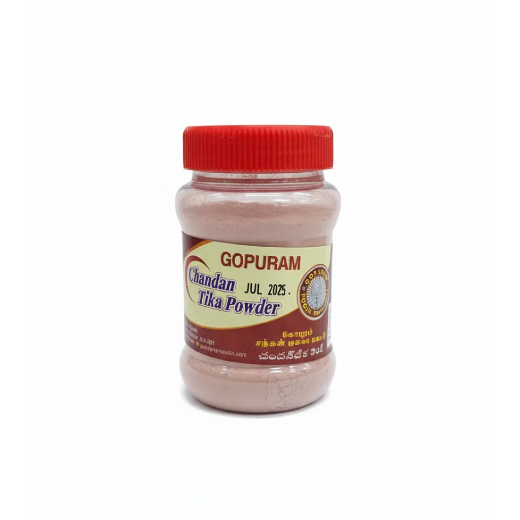 Gopuram Chandan Tika Powder Tin