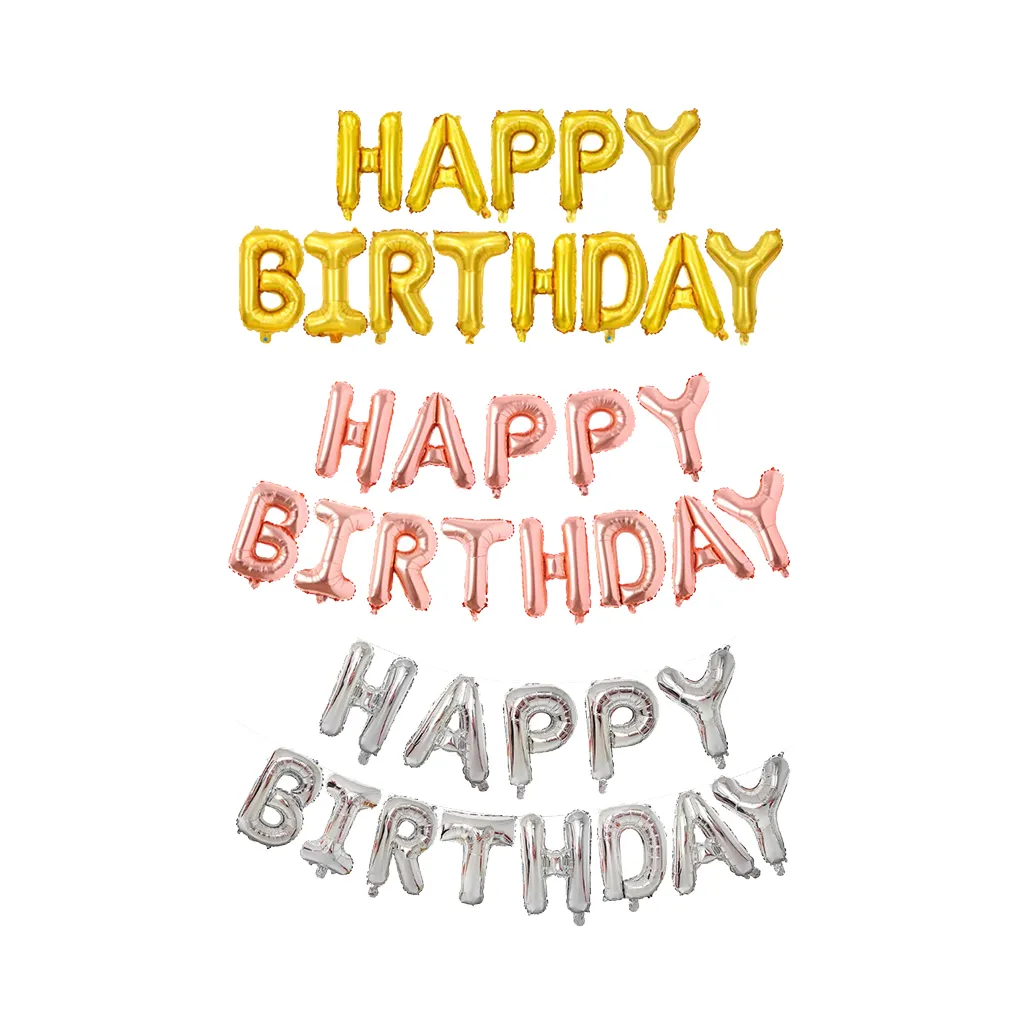 Seven Foil Balloon Happy Birthday 2