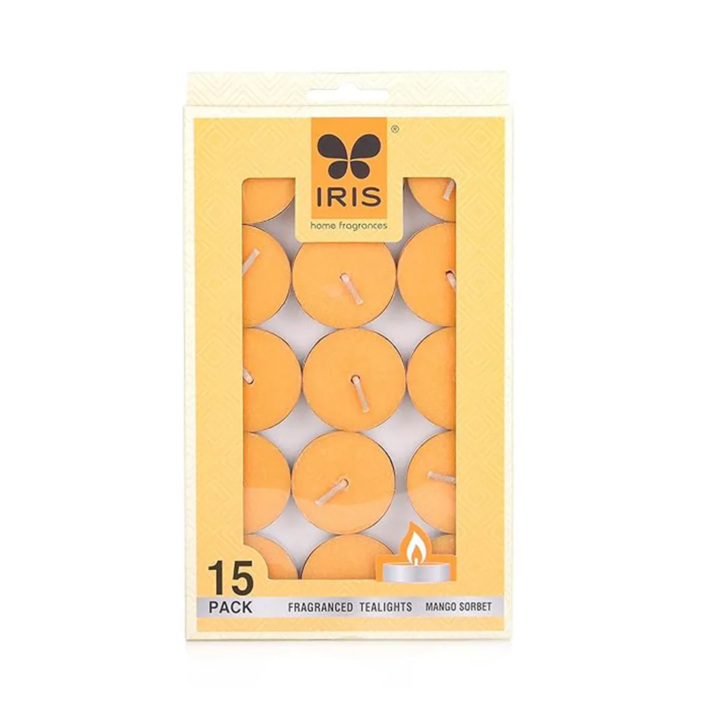 Iris Mangosorbet Tea Lights