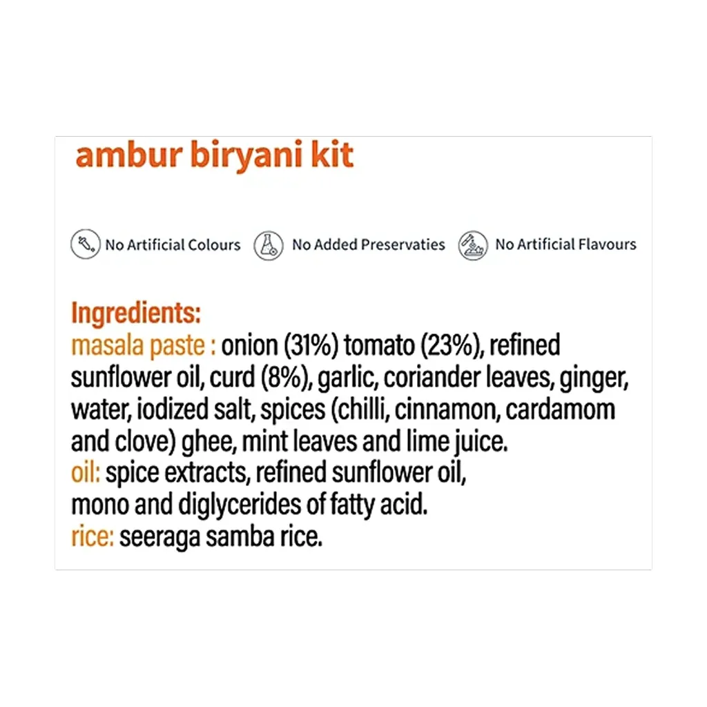 Cookd Ambur Biryani Kit 2