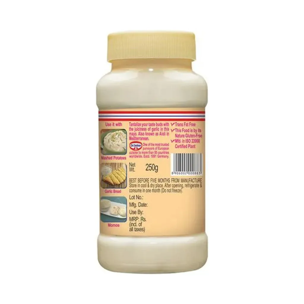 Funfoods Garlic Mayonnaise 1