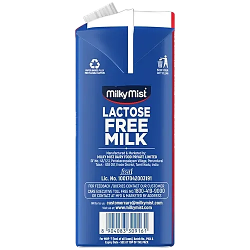 Milky Mist Lactose Free Milk ( Toned Milk ) 750 Ml 2