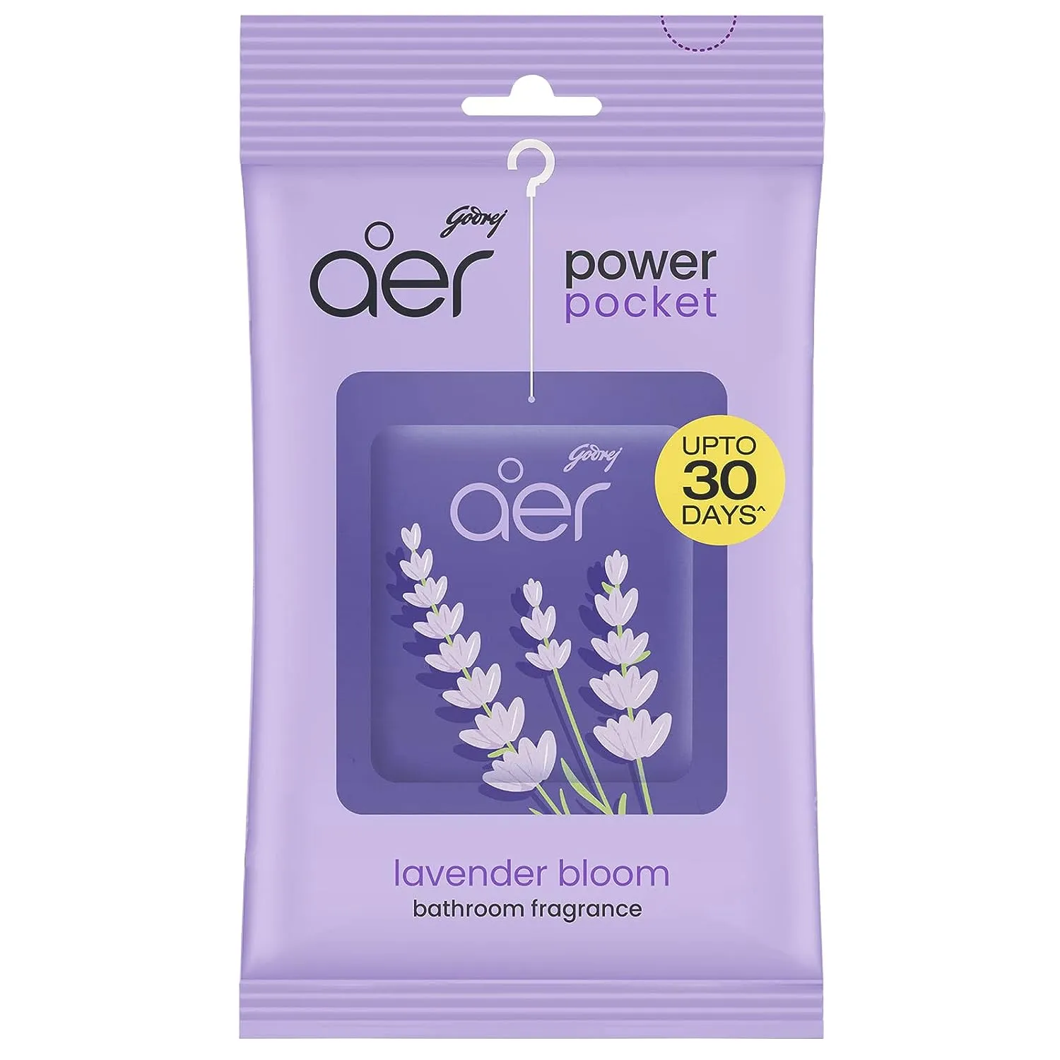 Godrej Aer Power Lavender Bloom Pocket Bathroom Freshner