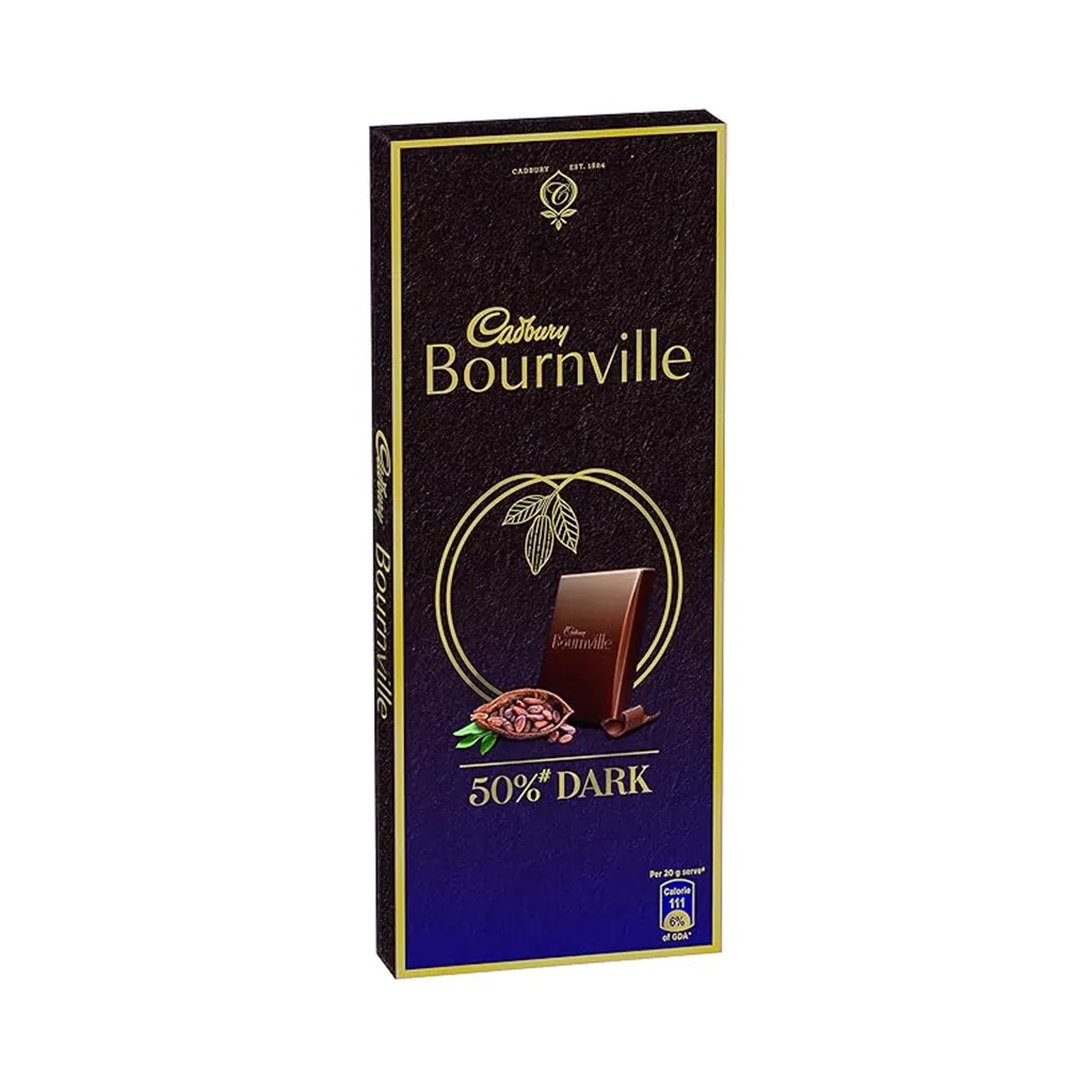 Cadbury Bournville 50% Dark Chocolate Bar